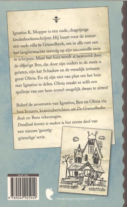 Doodleuk kennis te maken / Oude Begraafplaatsstraat 43 / 1 achterkant