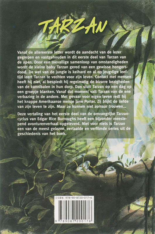 Tarzan 1 Koning Van De Jungle achterkant