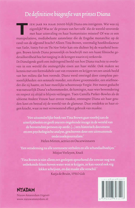 De Dianalegende achterkant