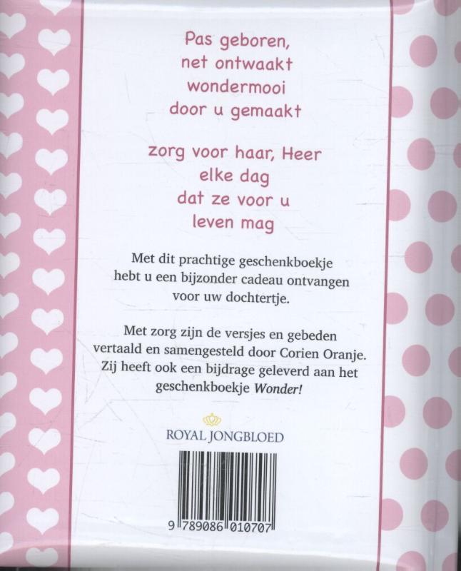 Lief meisje achterkant