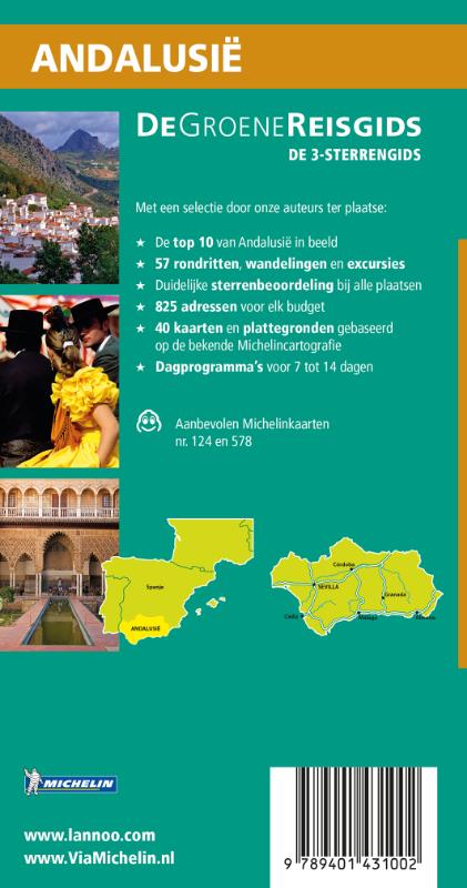De Groene Reisgids - Andalusië achterkant