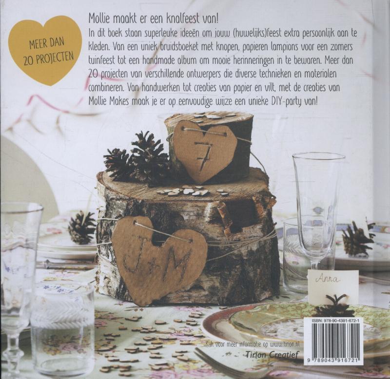 Mollie makes party en weddings achterkant