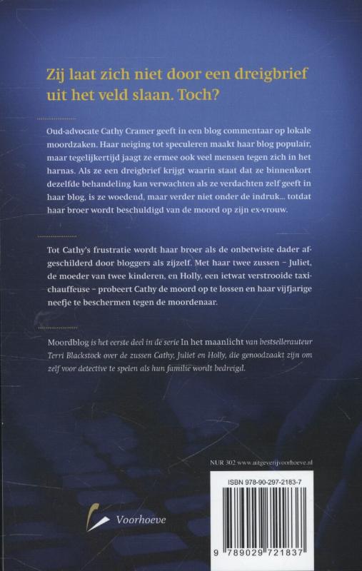 Moordblog / In het maanlicht / 1 achterkant