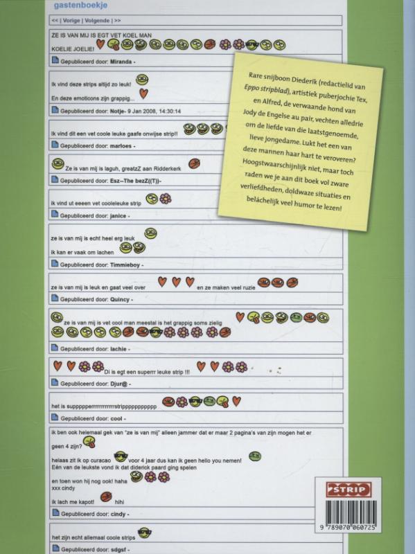 Zij is van mij achterkant