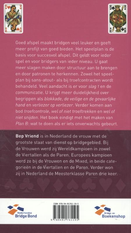 Bridge Bond Specials - Het speelplan achterkant