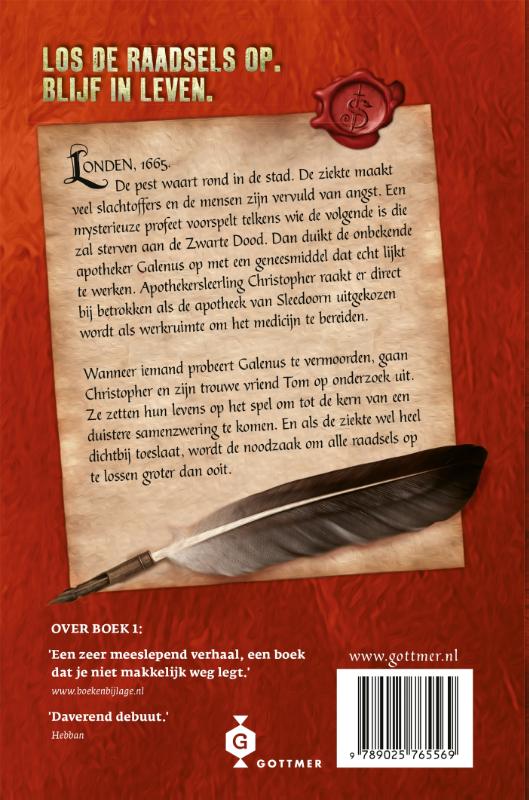 Het teken van de Zwarte Dood / Sleedoorn / 2 achterkant