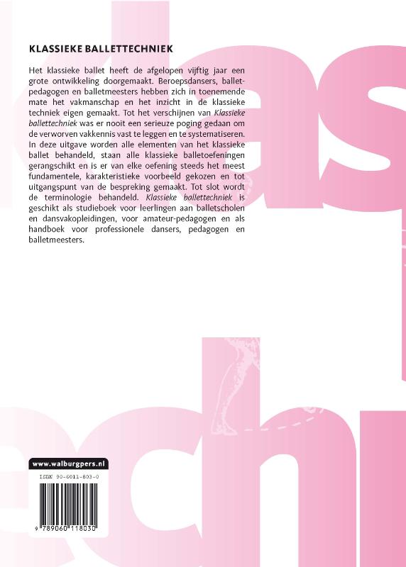Klassieke ballettechniek achterkant