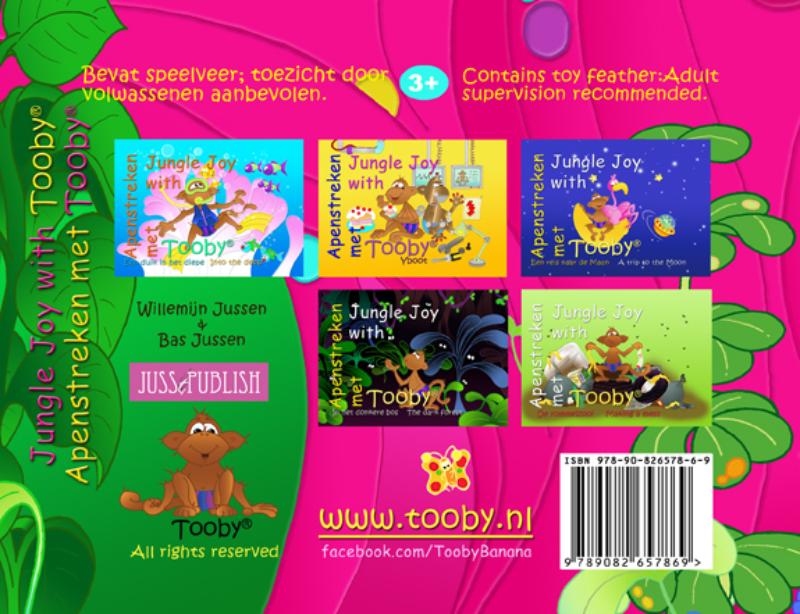 Apenstreken met Tooby - Jungle Joy with Tooby 1 -   De veer van Flingo - Flingo's feather achterkant