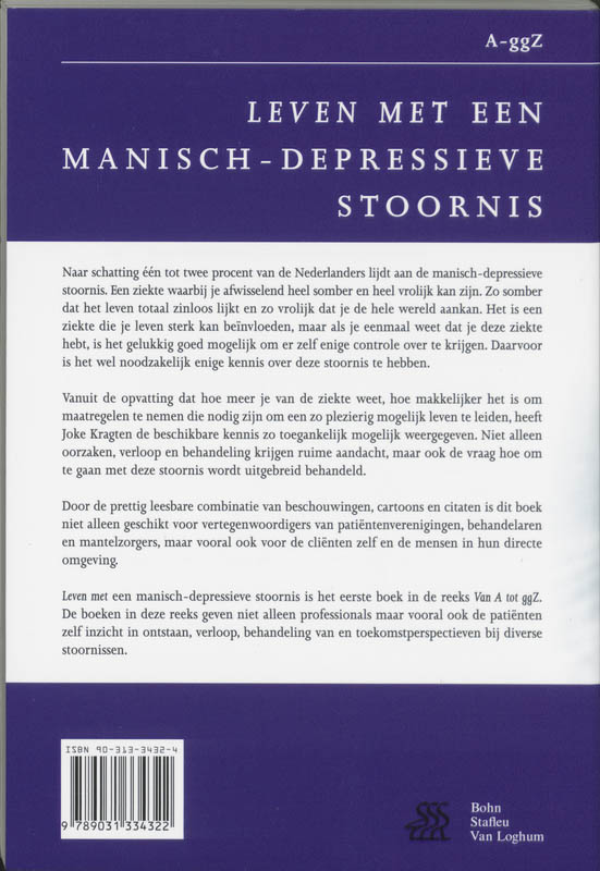 Leven met een manisch-depressieve stoornis / Van A tot ggZ achterkant