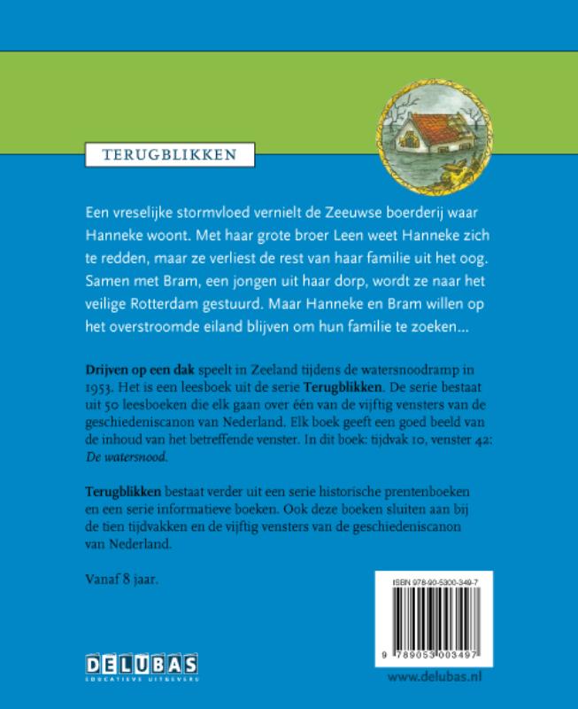 Drijven op een dak / Terugblikken leesboeken / 42 achterkant