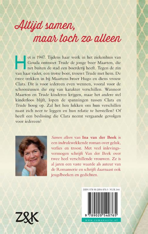 Samen alleen achterkant