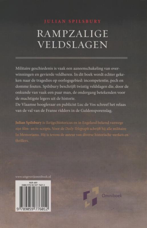 Rampzalige Veldslagen achterkant