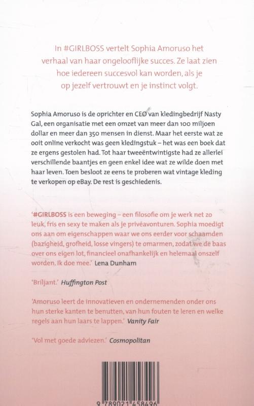 #Girlboss achterkant