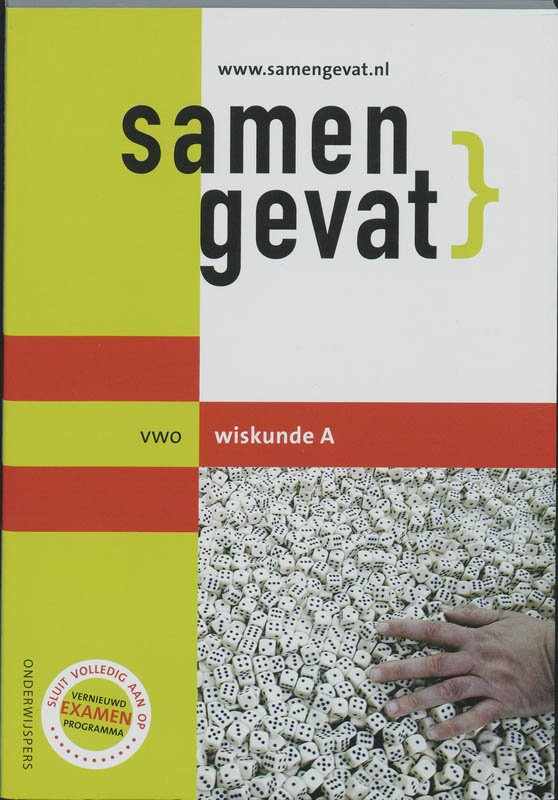 Samengevat VWO wiskunde A Schematisch overzicht van de examenstof