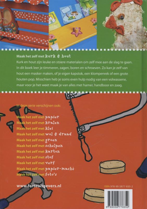 Maak het zelf met kurk en hout achterkant