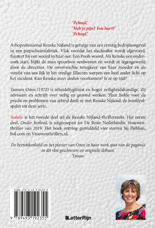 Isolatie / Renske Nijland / 2 achterkant