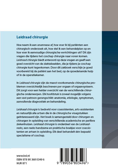 Leidraad chirurgie / Leidraadreeks achterkant