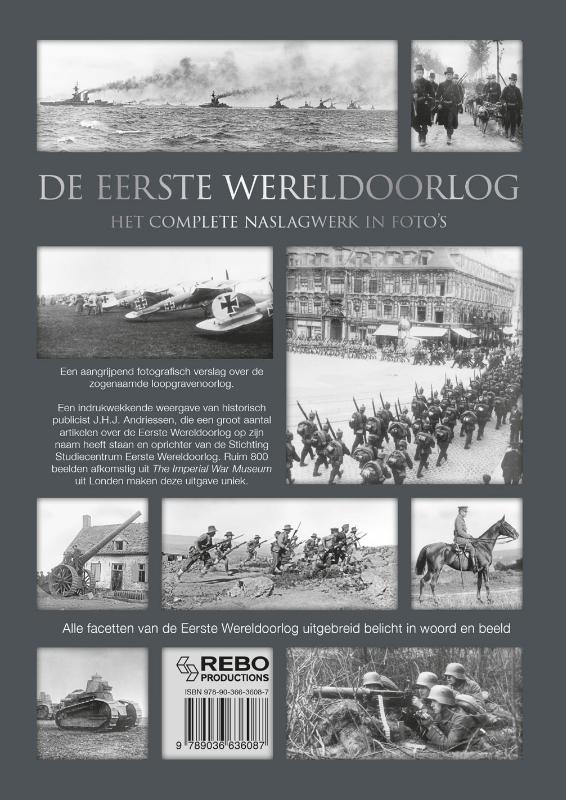 De Eerste Wereldoorlog achterkant