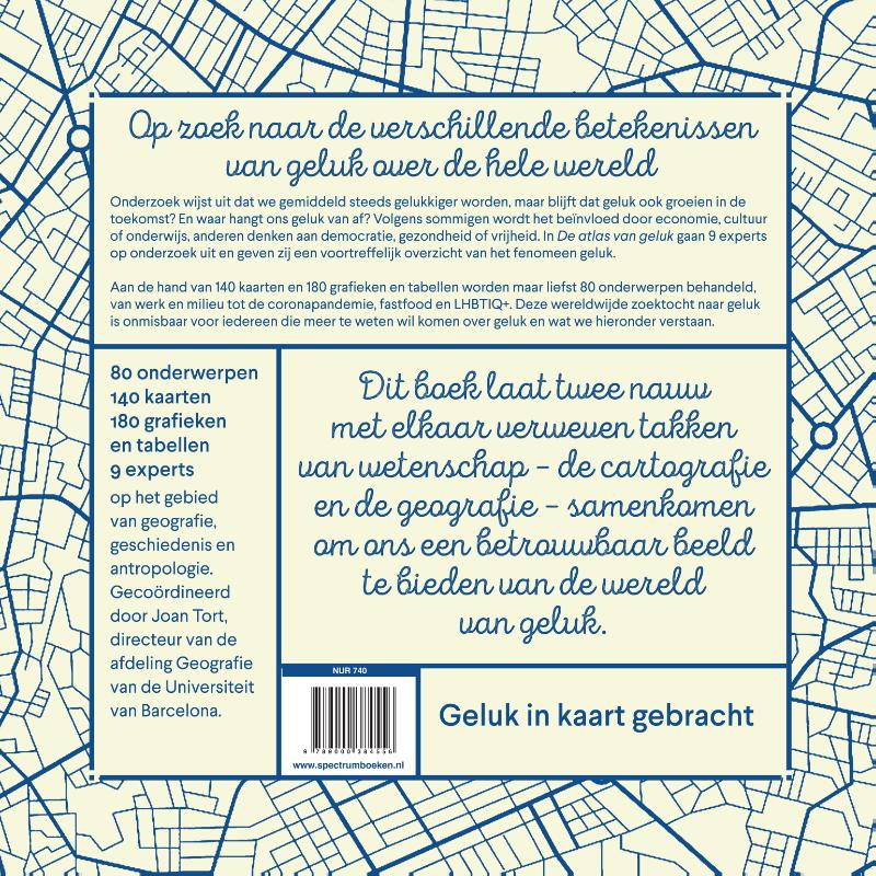 De atlas van geluk achterkant