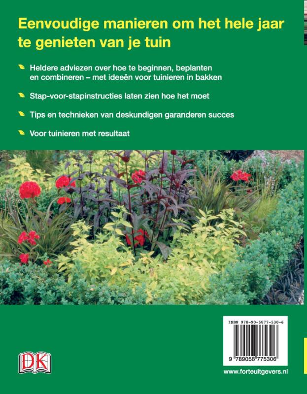 De kleine tuin achterkant