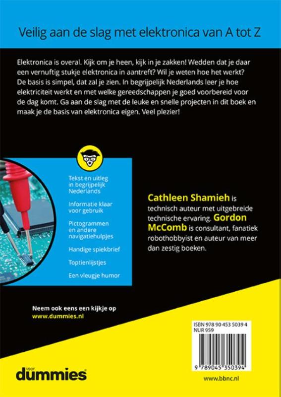 Elektronica voor dummies / 2e editie / Voor Dummies achterkant