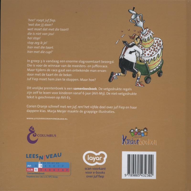 ren juf, ren! achterkant