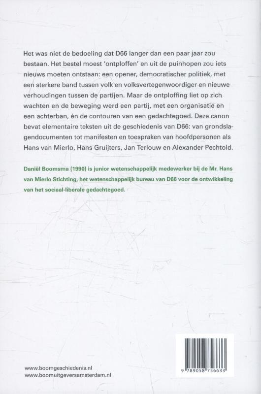 De keuze van D66 achterkant