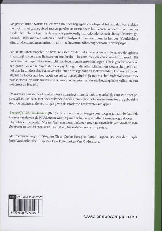 Stress, Het Lijf, En Het Brein achterkant