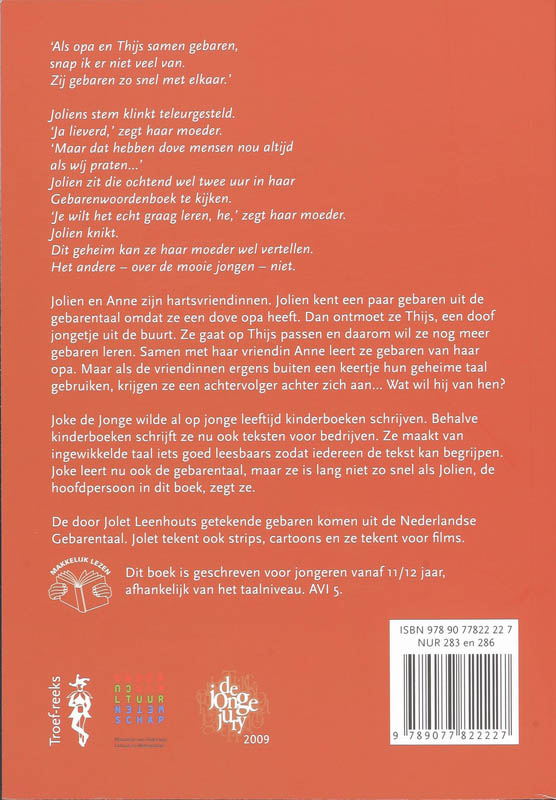 Geheime gebaren / Troef-reeks achterkant