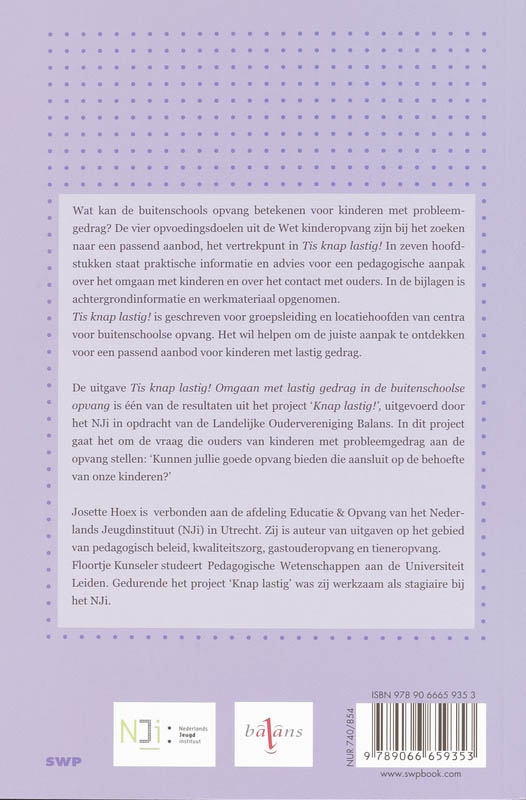 Tis knap lastig! achterkant