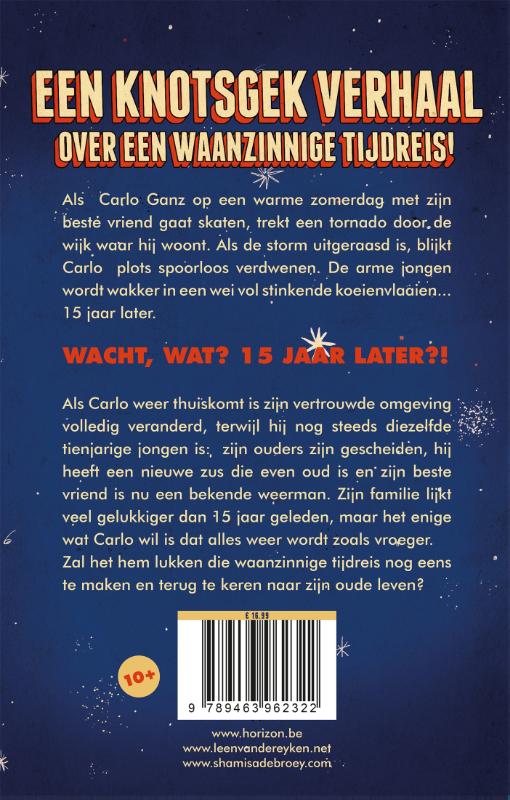 De toevallige tijdreis van Carlo Ganz achterkant