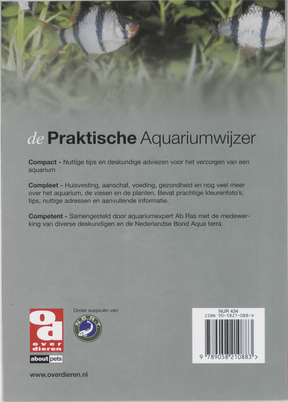 Praktische Aquariumwijzer achterkant