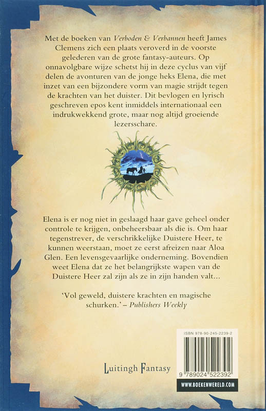 Verboden En Verbannen 2:Het Boek Der Stormen achterkant