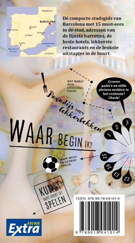 ANWB extra  -   Barcelona achterkant