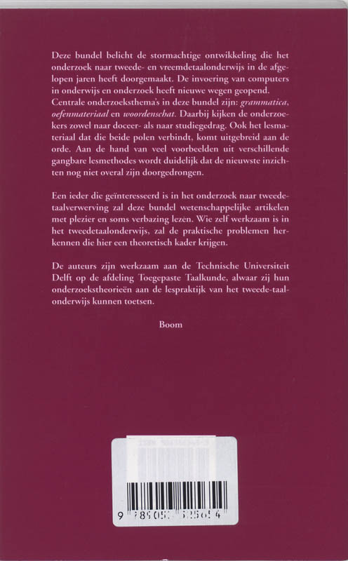 De Delftse methode nader bekeken / De Delftse methode achterkant