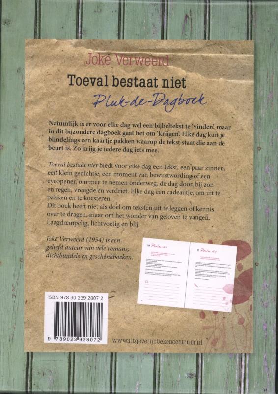 Toeval bestaat niet achterkant