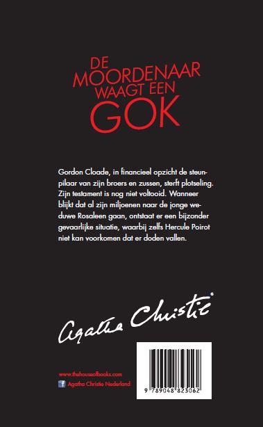 De moordenaar waagt een gok / Poirot achterkant