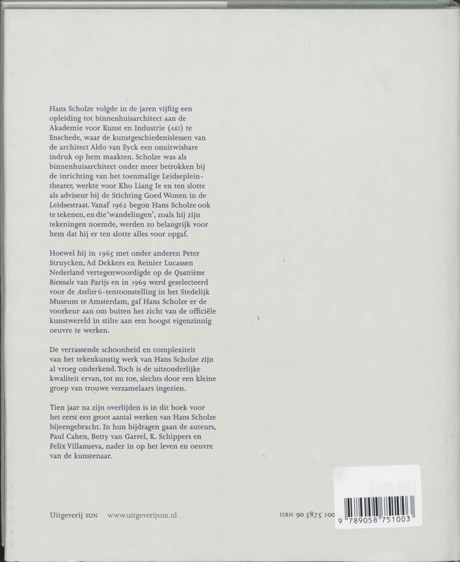 Hans Scholze 1933 1993 achterkant