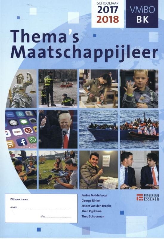 Thema's Maatschappijleer voor VMBO bk-niveau 2017-2018 les/werkboek