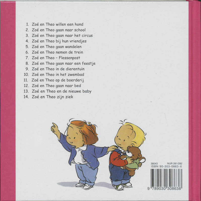 Zoe En Theo Zijn Ziek achterkant