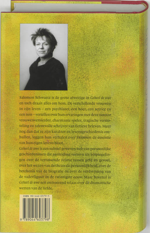 Geheel de uwe achterkant