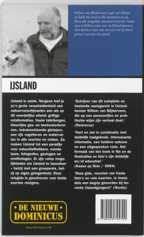 IJsland / Dominicus landengids achterkant