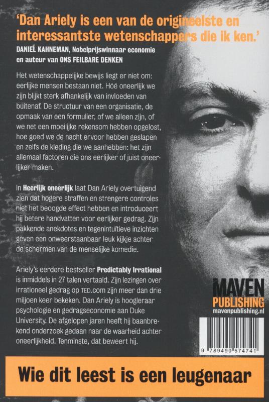 Heerlijk oneerlijk achterkant