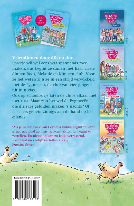 De eerste avonturen van de wilde kippen club achterkant