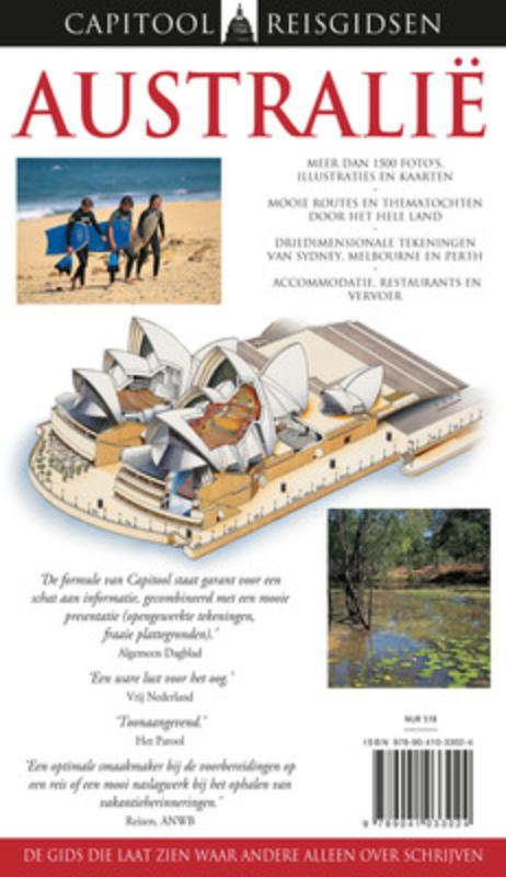 Capitool reisgidsen - Australie achterkant