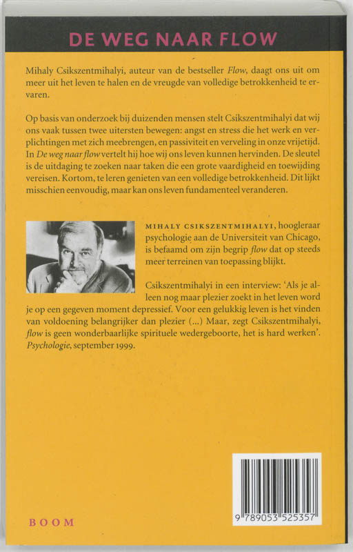 De Weg Naar Flow achterkant