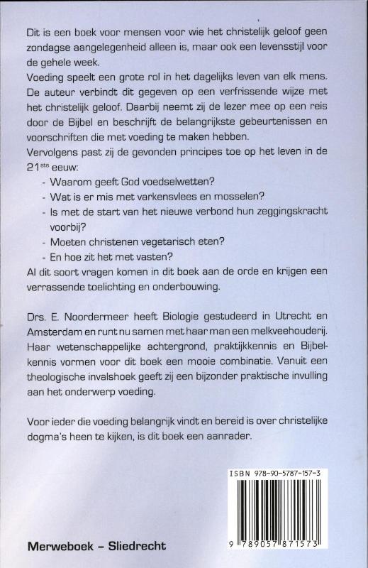 De hemelse voedselbank achterkant