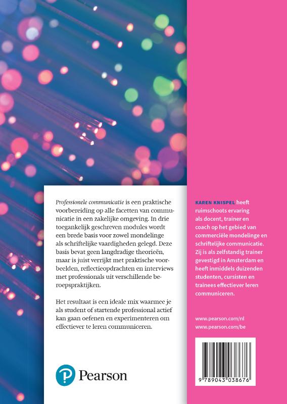 Professionele communicatie achterkant