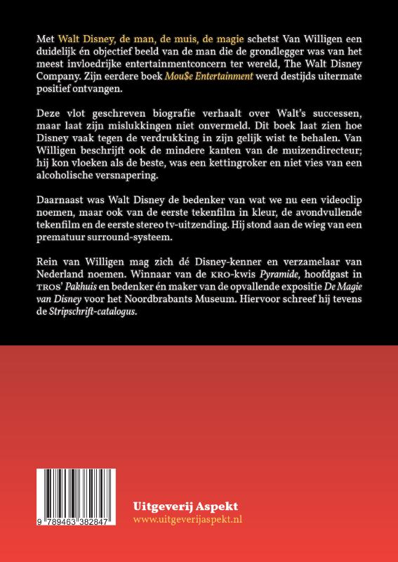 Walt Disney achterkant