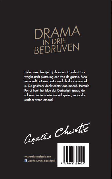 Drama in drie bedrijven / Poirot achterkant